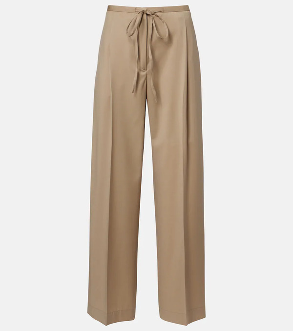 Rohe Rã³he Pleated Virgin Wool Wide-leg Pants 