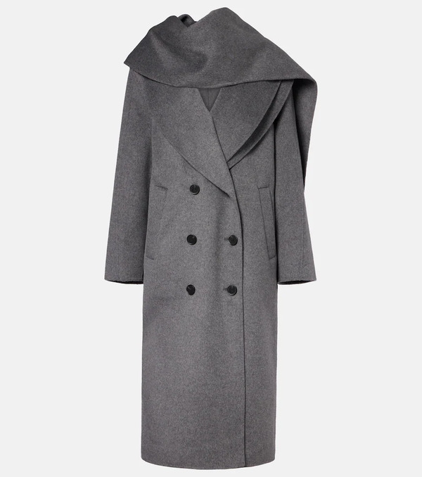  Rohe Rã³he Scarf-detail Wool And Cashmere Coat 