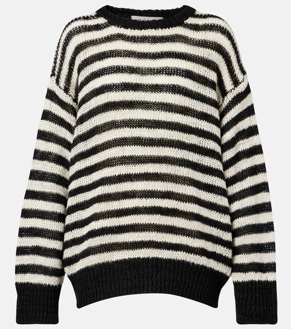  Rohe Rã³he Striped Linen-blend Sweater 