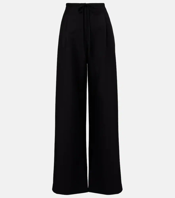  Rohe Rã³he Wool And Mohair Wide-leg Pants 