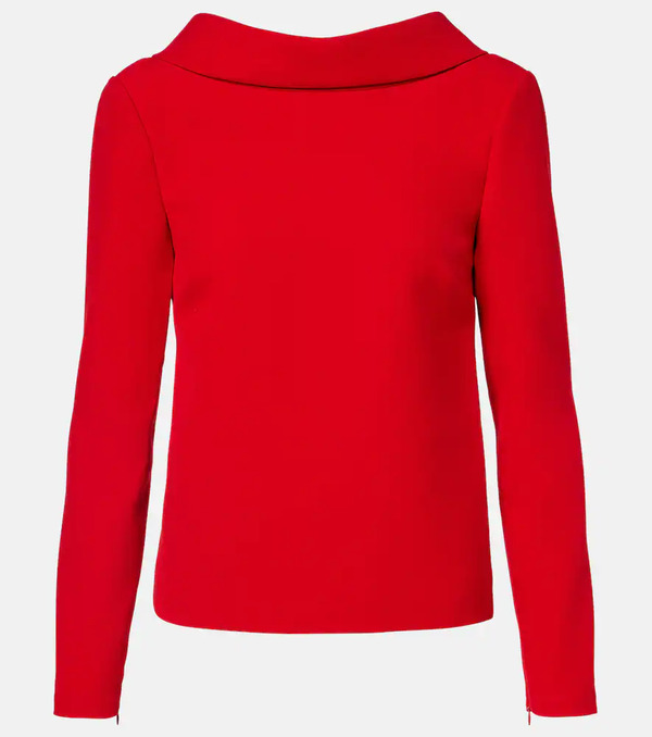  Roland Mouret Roland Mouret Crãªpe Top 
