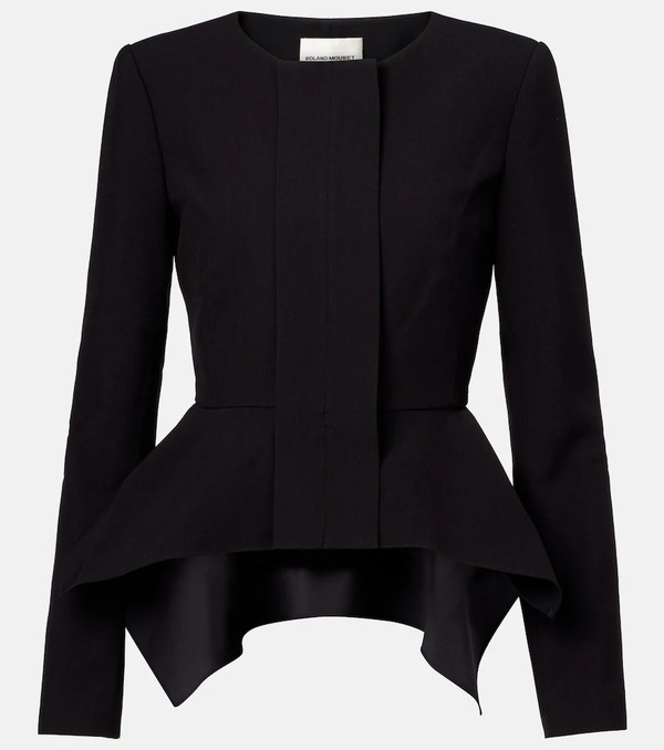  Roland Mouret Roland Mouret Peplum Crãªpe Jacket 