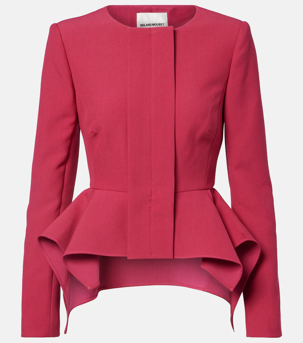  Roland Mouret Roland Mouret Peplum Crãªpe Jacket 
