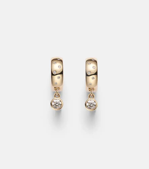  Roxanne First Roxanne First 14kt Gold Earrings With Diamonds 