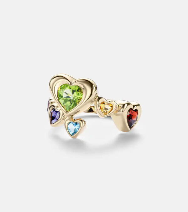  Roxanne First Roxanne First 14kt Gold Ring With Sapphires 