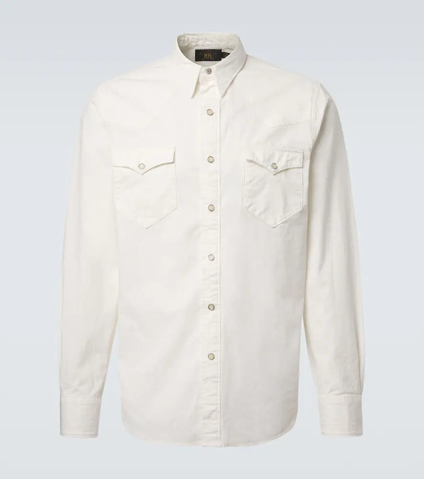  Rrl Rrl Buffalo West Denim Shirt 