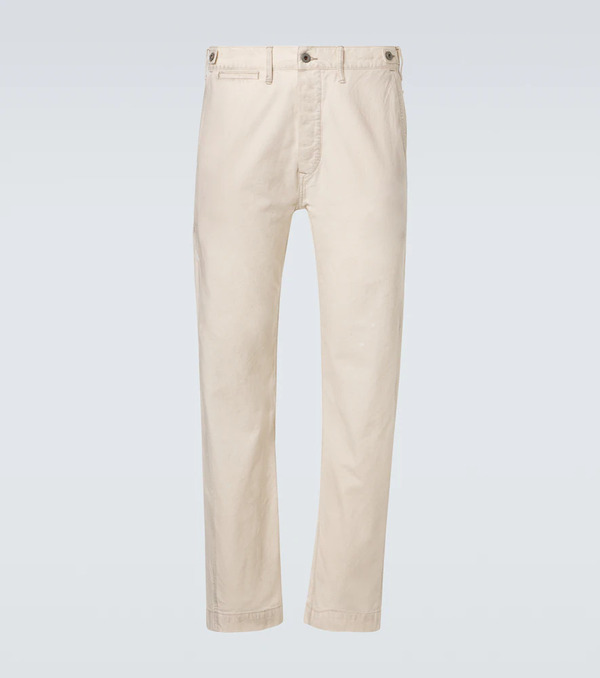  Rrl Rrl Cotton Canvas Straight Pants 