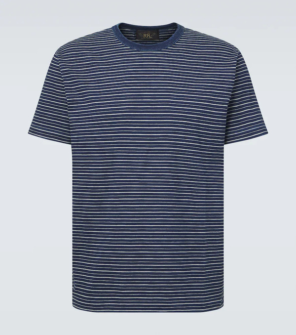  Rrl Rrl Striped Cotton Jersey T-shirt 