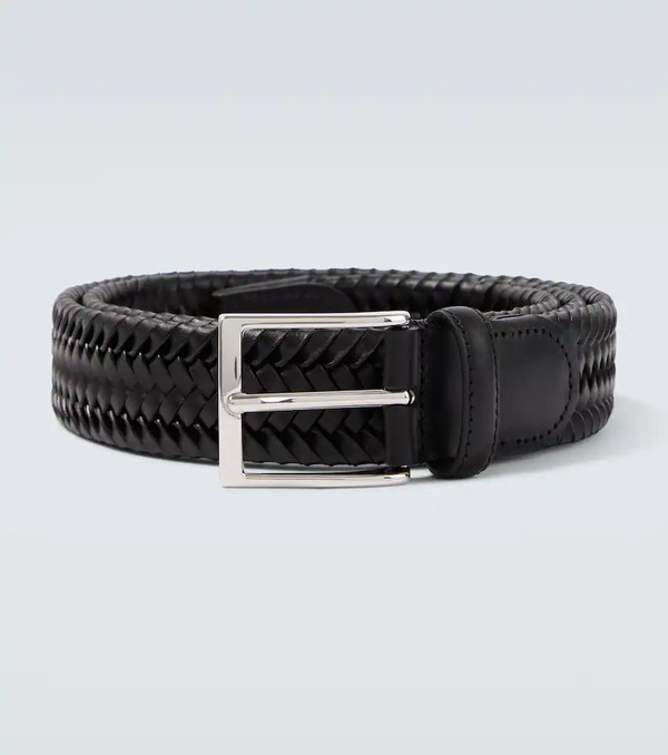  Rubinacci Rubinacci Braided Leather Belt 