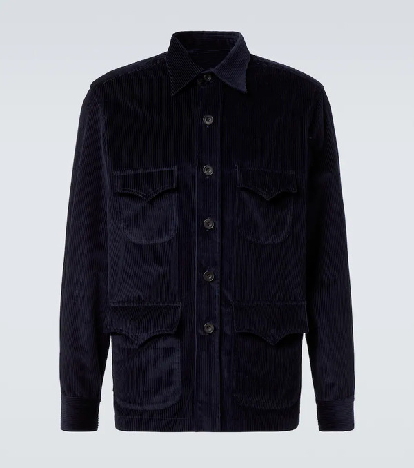  Rubinacci Rubinacci Cotton Corduroy Western Shirt 