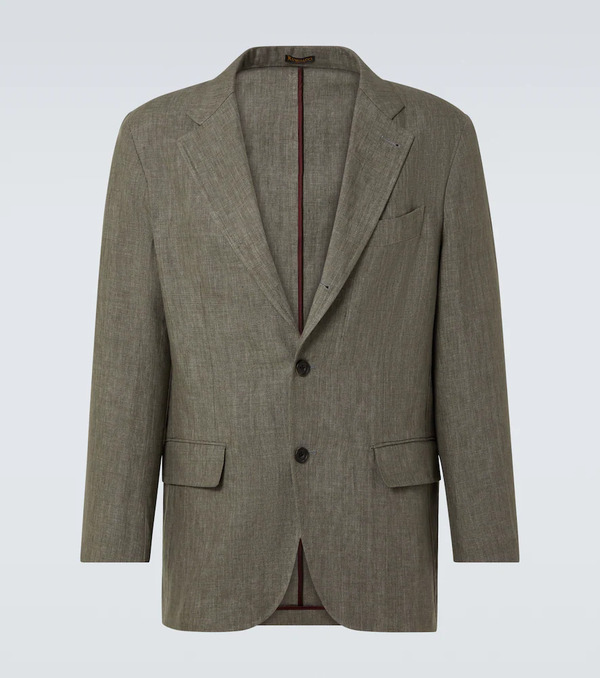  Rubinacci Rubinacci Linen Blazer 