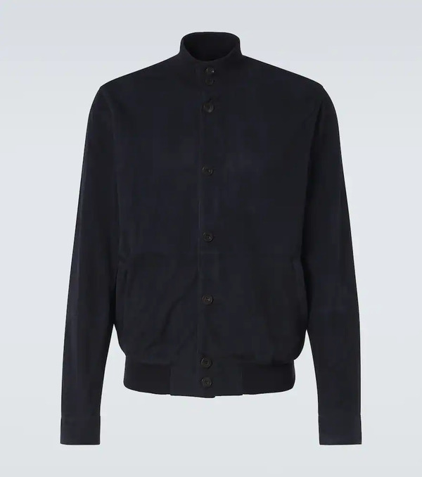  Rubinacci Rubinacci Suede Bomber Jacket 