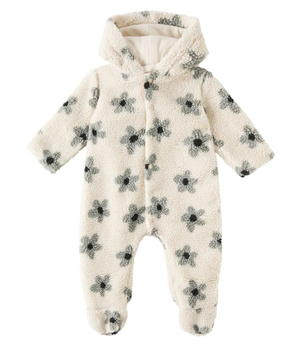  Rylee + Cru Rylee + Cru Baby Floral Fleece Onesie 