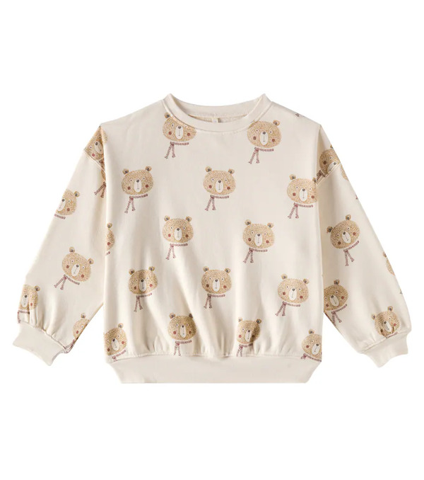  Rylee + Cru Rylee + Cru Bears Cotton-blend Sweatshirt 