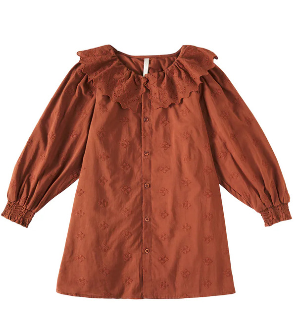  Rylee + Cru Rylee + Cru Colette Ruffled Cotton Dress 