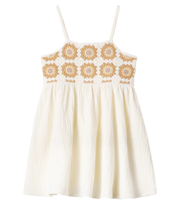  Rylee + Cru Rylee + Cru Crochet Cotton Dress 