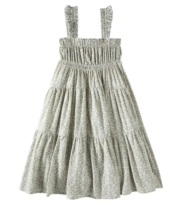  Rylee + Cru Rylee + Cru Josie Shirred Cotton Dress 