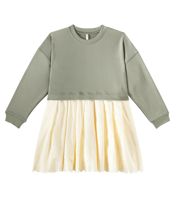  Rylee + Cru Rylee + Cru Laurel Cotton And Linen-blend Dress 