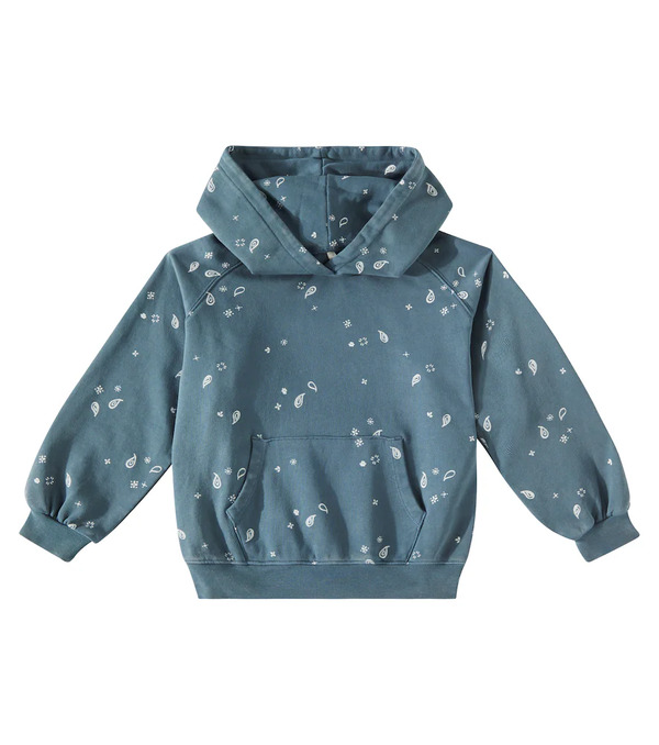  Rylee + Cru Rylee + Cru Paisley Cotton Jersey Hoodie 