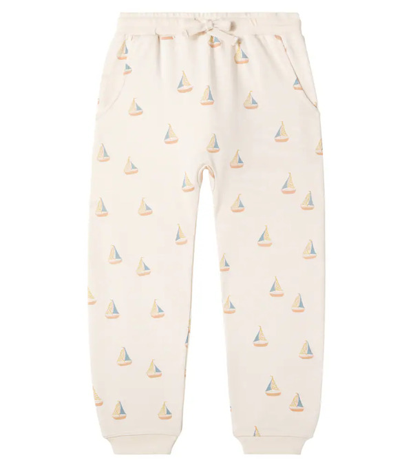  Rylee + Cru Rylee + Cru Printed Cotton-blend Fleece Sweatpants 