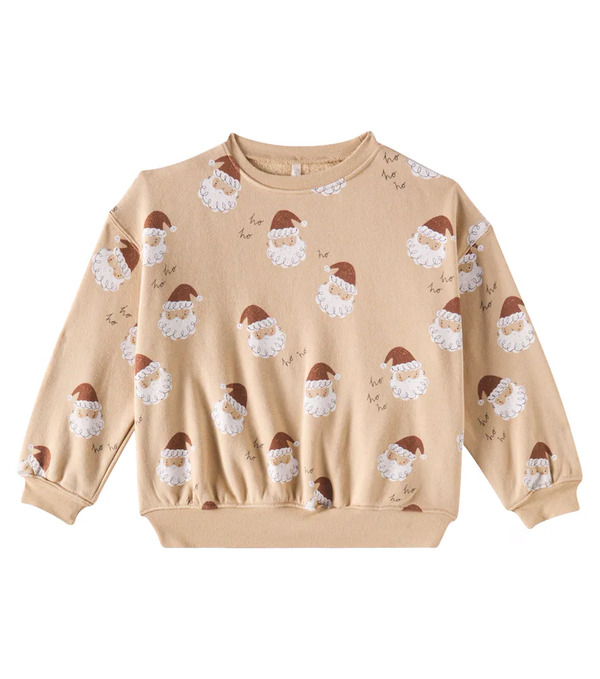  Rylee + Cru Rylee + Cru Santa Cotton-blend Sweatshirt 