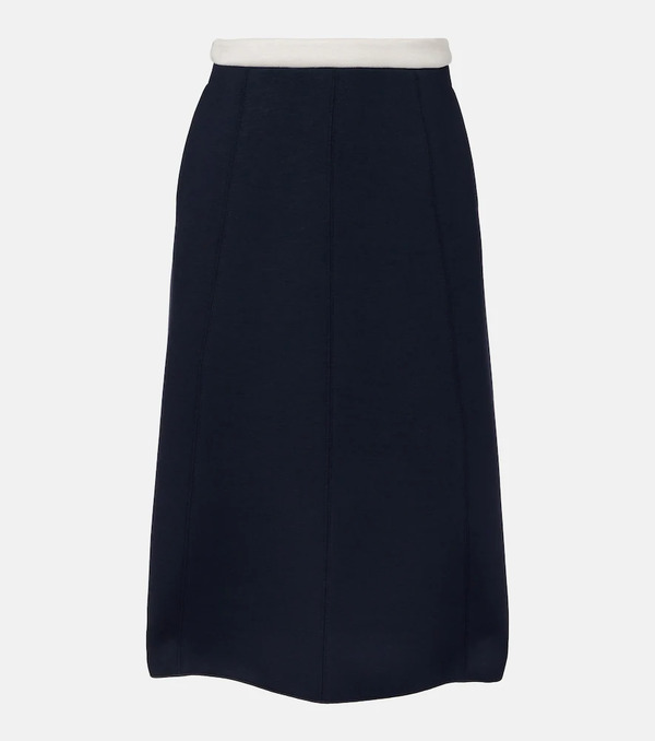  's Max Mara 's Max Mara Abaco Pleated Jersey Midi Skirt 