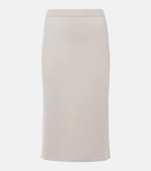  's Max Mara 's Max Mara Alice Wool-blend Midi Skirt 
