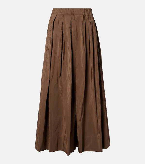  's Max Mara 's Max Mara Aloe Cotton-blend Maxi Skirt 