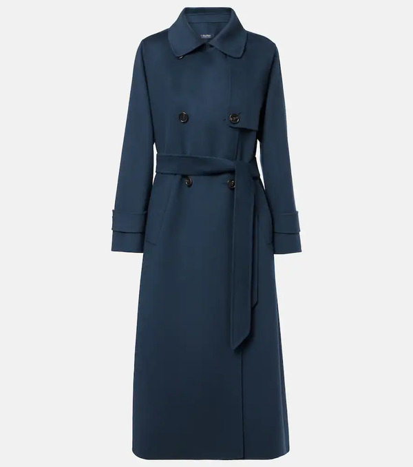  's Max Mara 's Max Mara Belted Virgin Wool Coat 
