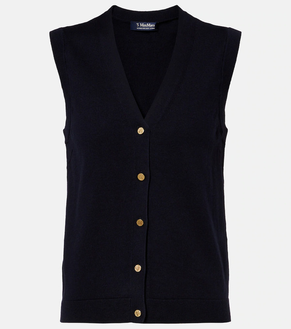  's Max Mara 's Max Mara Cotton And Silk Vest 