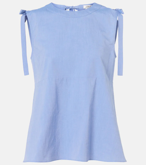  's Max Mara 's Max Mara Cotton Canvas Top 