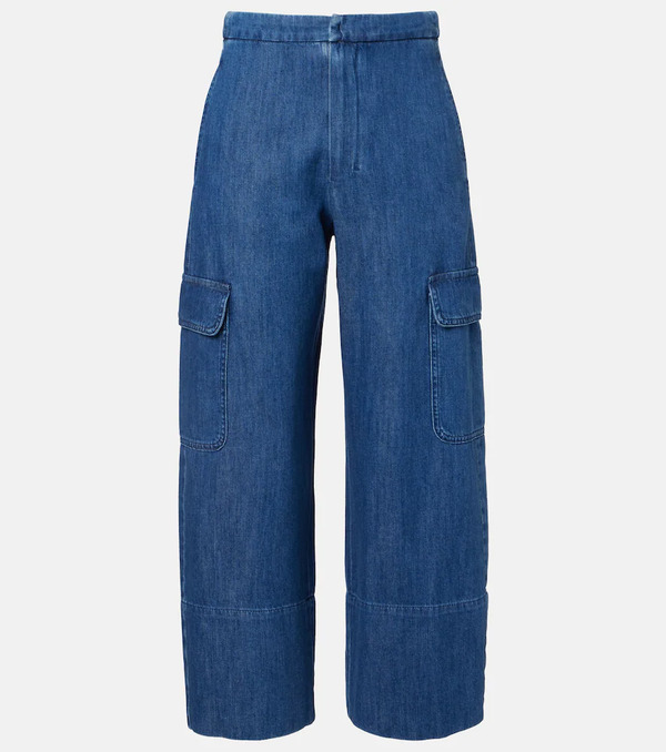  's Max Mara 's Max Mara Cropped Cargo Jeans 