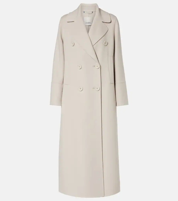  's Max Mara 's Max Mara Custodi Double-breasted Virgin Wool Coat 