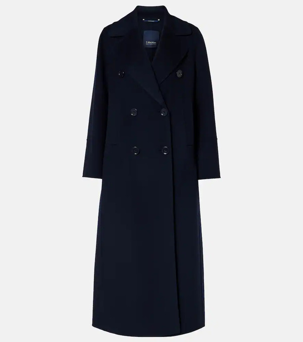  's Max Mara 's Max Mara Custodi Double-breasted Virgin Wool Coat 