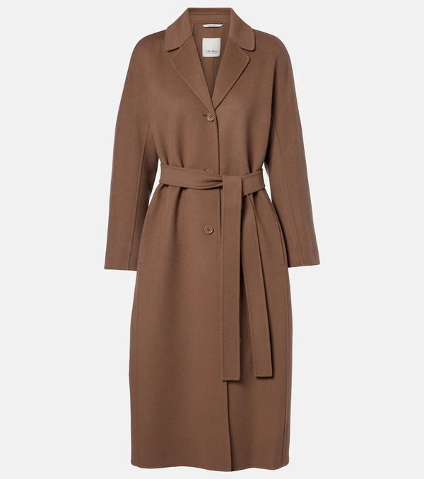  's Max Mara 's Max Mara Dama Virgin Wool Wrap Coat 