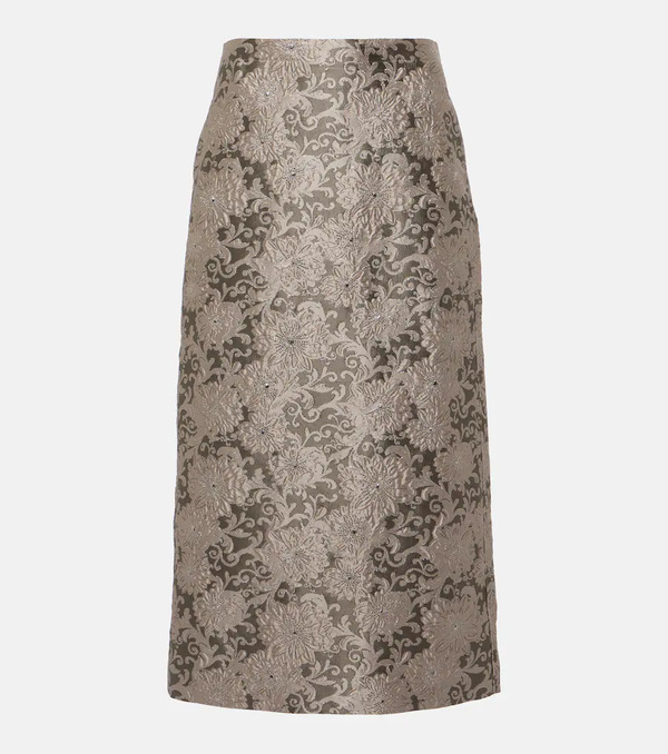  's Max Mara 's Max Mara Diletta Jacquard Midi Skirt 