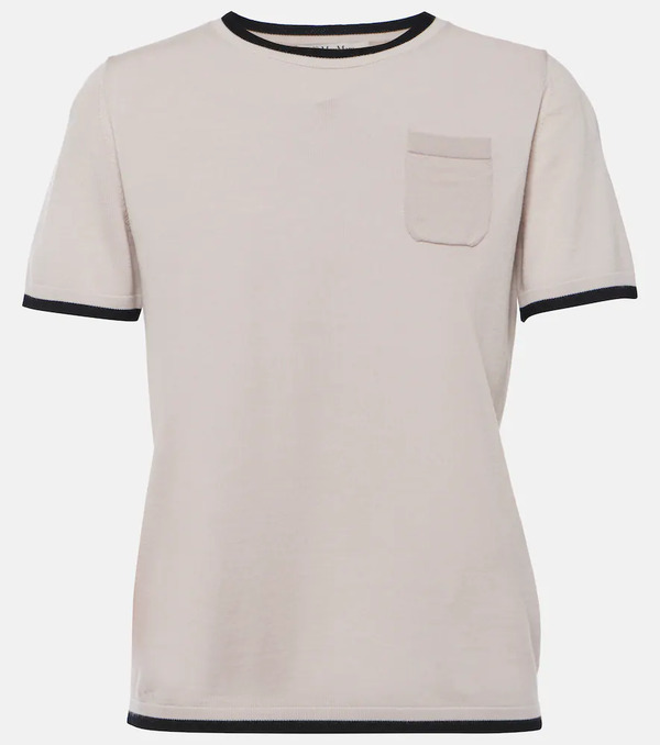  's Max Mara 's Max Mara Egidio Virgin Wool T-shirt 