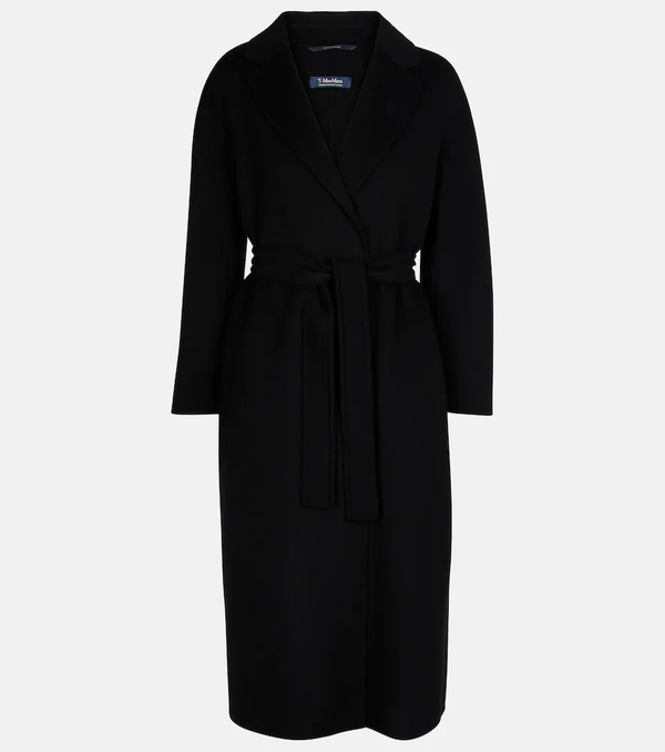  's Max Mara 's Max Mara Esturia Belted Virgin Wool Coat 