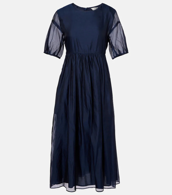  's Max Mara 's Max Mara Fatoso Silk-blend Organza Midi Dress 