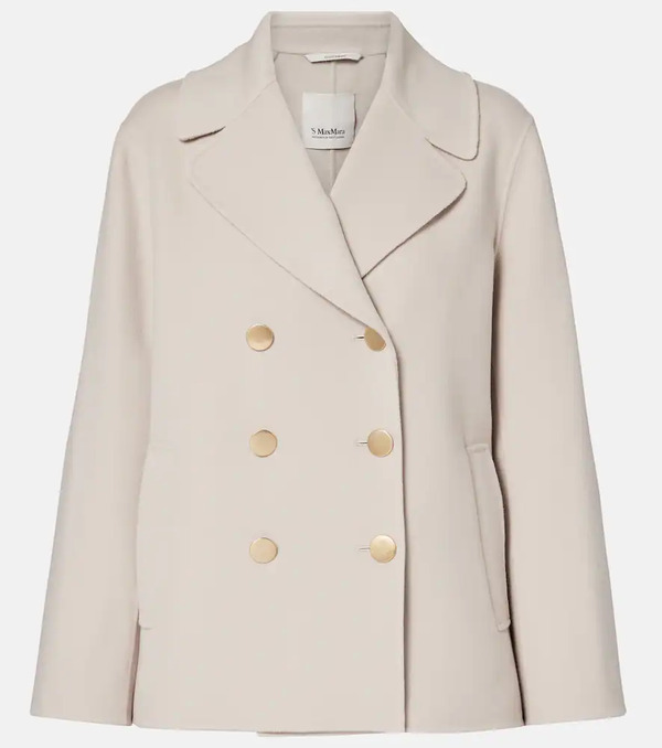  's Max Mara 's Max Mara Margot Virgin Wool Peacoat 