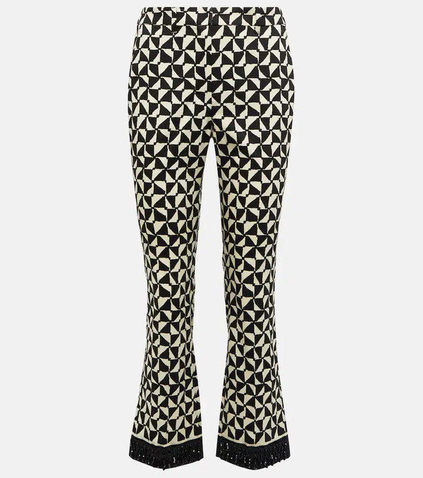  's Max Mara 's Max Mara Nereo Printed Cropped Pants 