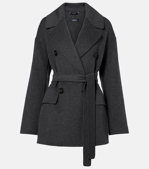  's Max Mara 's Max Mara Ornella Belted Virgin Wool Coat 
