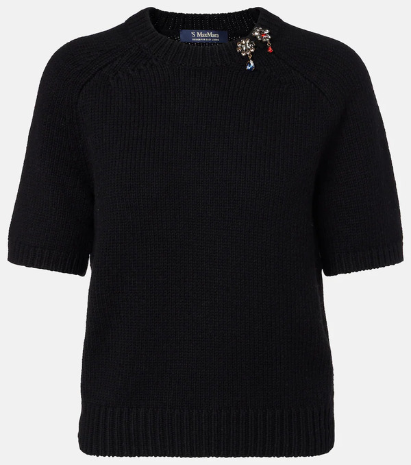  's Max Mara 's Max Mara Pepli Wool And Cashmere Top 