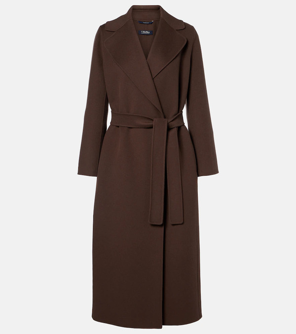  's Max Mara 's Max Mara Poldo Virgin Wool Wrap Coat 