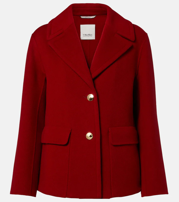  's Max Mara 's Max Mara Virgin Wool Jacket 