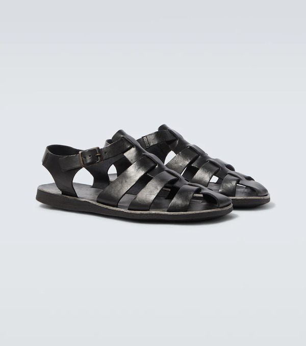  Sabah Sabah Porto Leather Fisherman Sandals 
