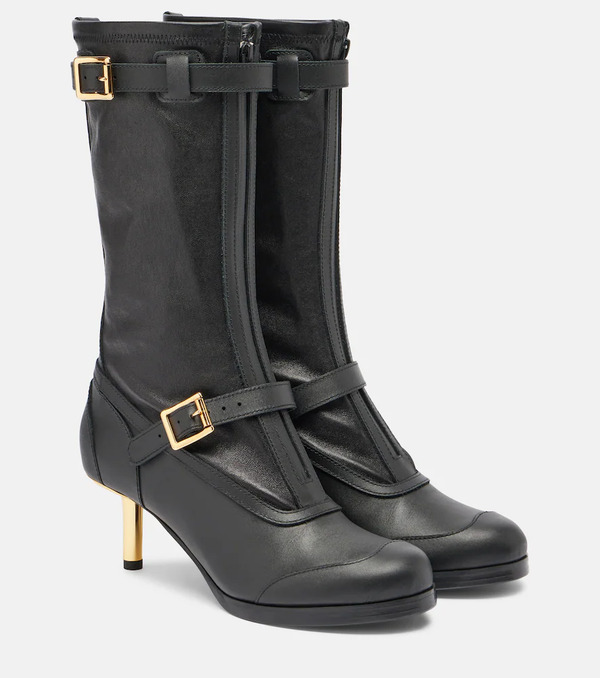  Sacai Sacai Aviator Leather Boots 