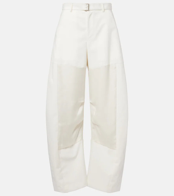  Sacai Sacai Belted Barrel-leg Pants 
