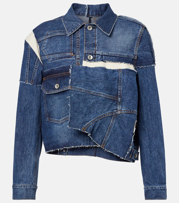  Sacai Sacai Patchwork Denim Jacket 