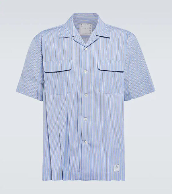  Sacai Sacai Striped Cotton Shirt 